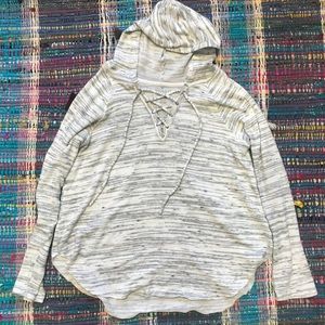 American Eagle Lace Up Sweatshirt